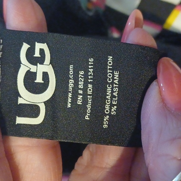 UGG RTW Unique Multi-Colored Zayley Checkered Organic Cotton Bralette/ Sportsbra - Picture 7 of 7